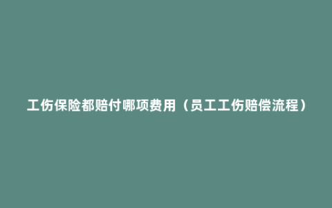 工伤保险都赔付哪项费用（员工工伤赔偿流程）